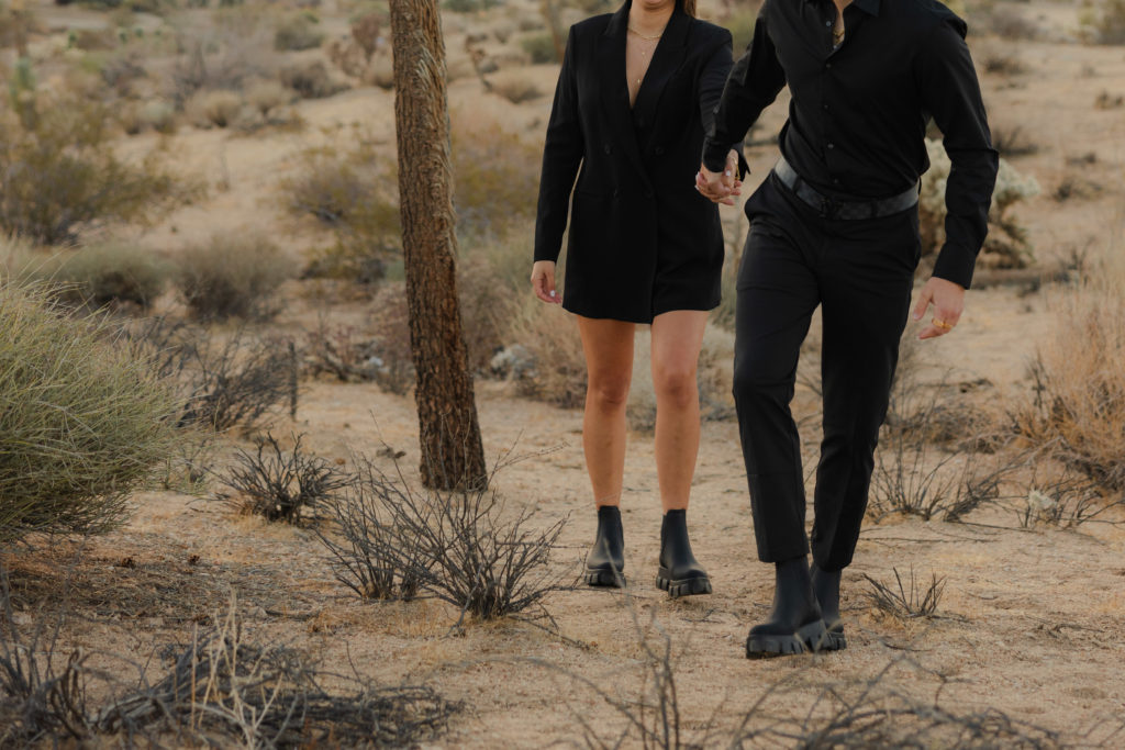 golden california engagement session Socal elopement photographer socal wedding photographer national parks elopement photographer national park elopement session joshua tree engagement joshua tree elopement edgy joshua tree engagement 