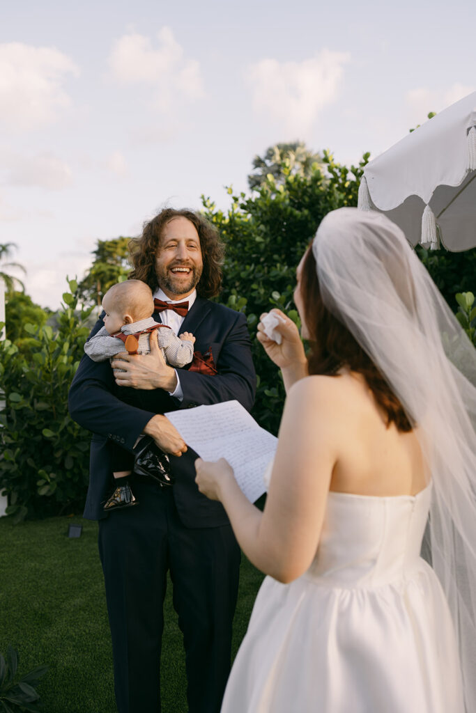 Laughing Groom Vow Exchange

Miami Destination Elopement Photographer