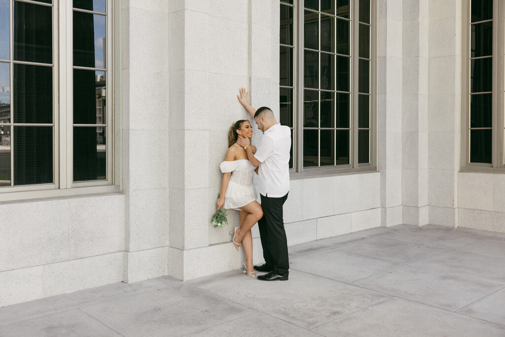 romantic courthouse elopement photography 