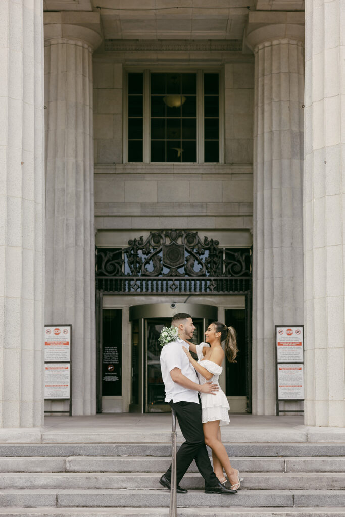 European courthouse elopement photography 