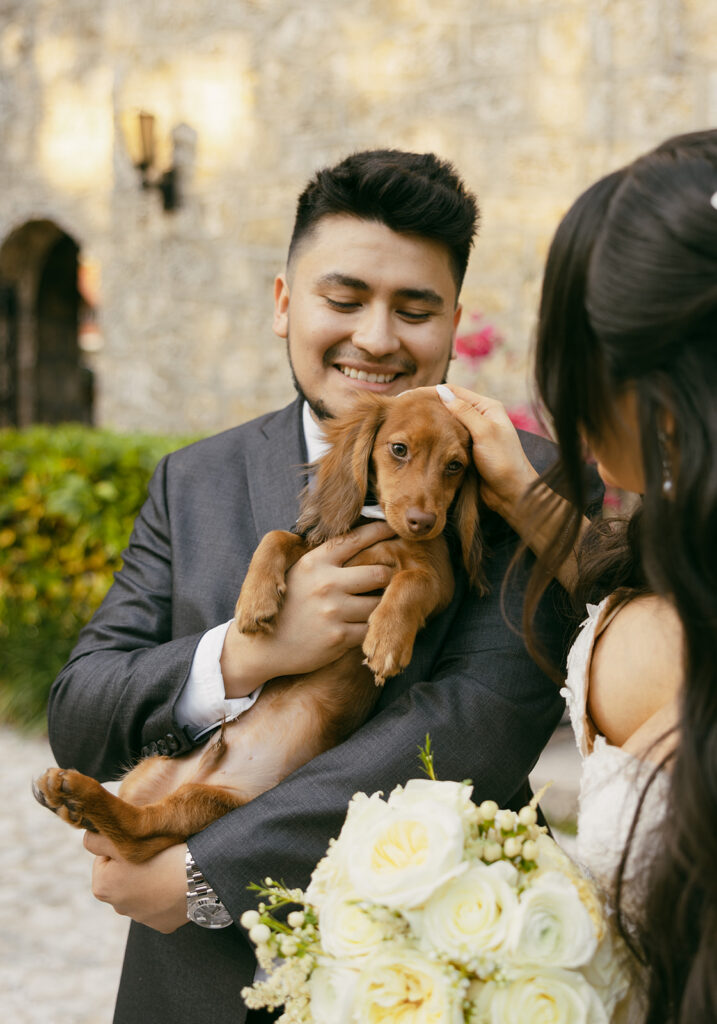 Bride and Groom and Dog Family Portrait

Destination Wedding Photographer
Plymouth Congregational church in Coconut Grove Miami Wedding Photographer