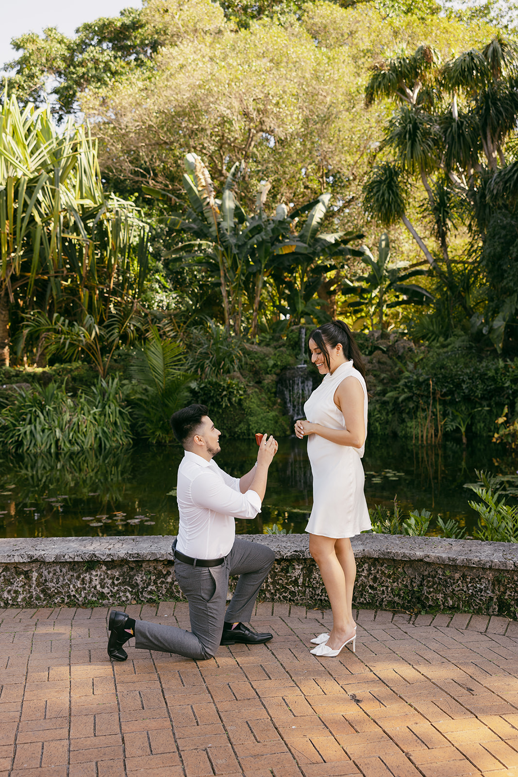 dreamy garden proposal shoot destination elopement photographer