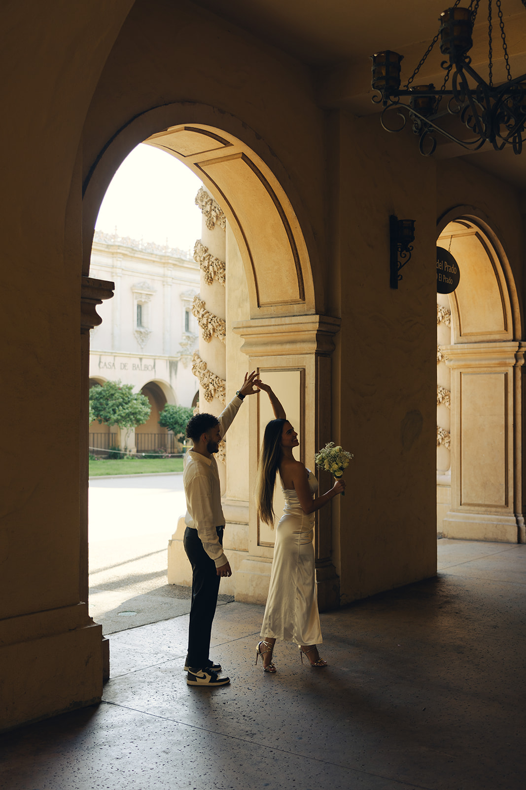 Balboa Park Elopement Photos California Wedding Photographer