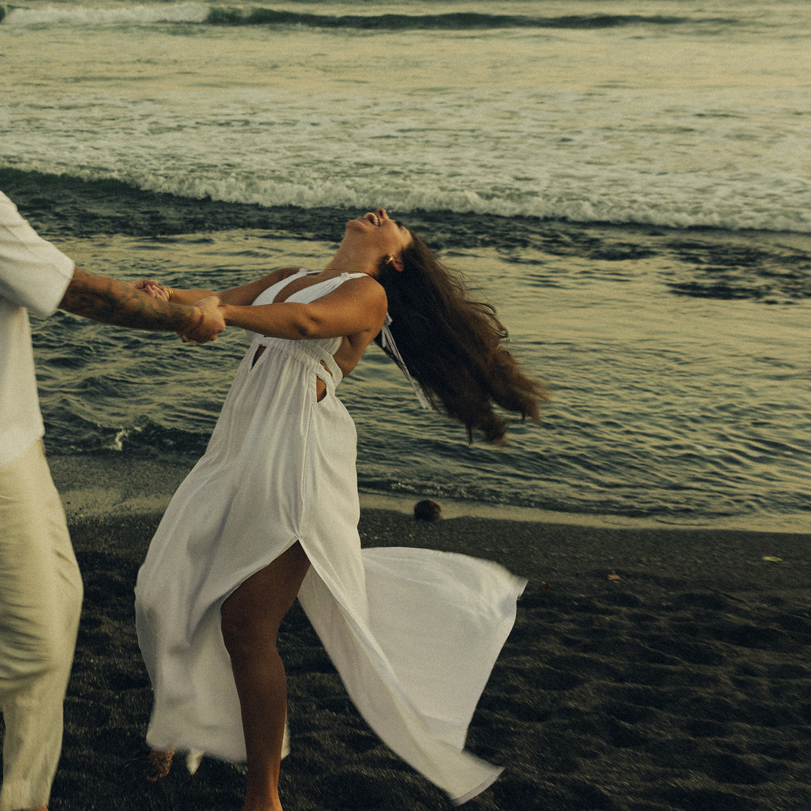 bali engagement session in canguu beach bali indonesia