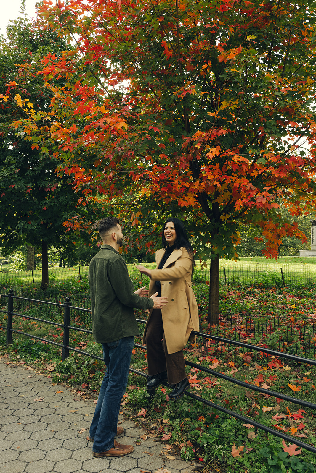 nyc central park fall couples session new york wedding photographer engagement session new york city wedding photographer