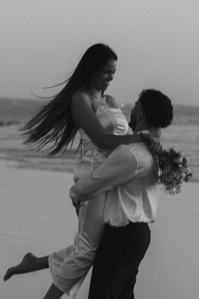 Terry Pines State Park San Diego Elopement Photographer California Documentary Photographer Motion B&W Twirl