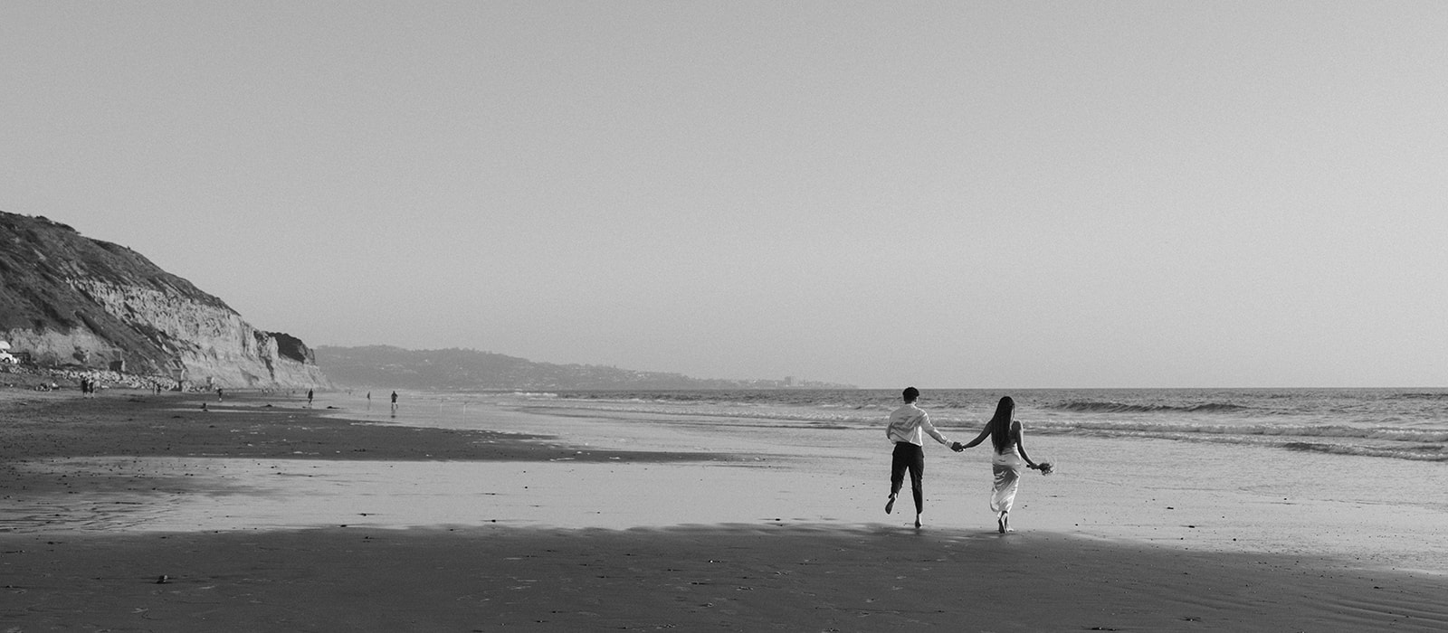 Terry Pines State Park San Diego Elopement Photographer California Documentary Photographer Running Away