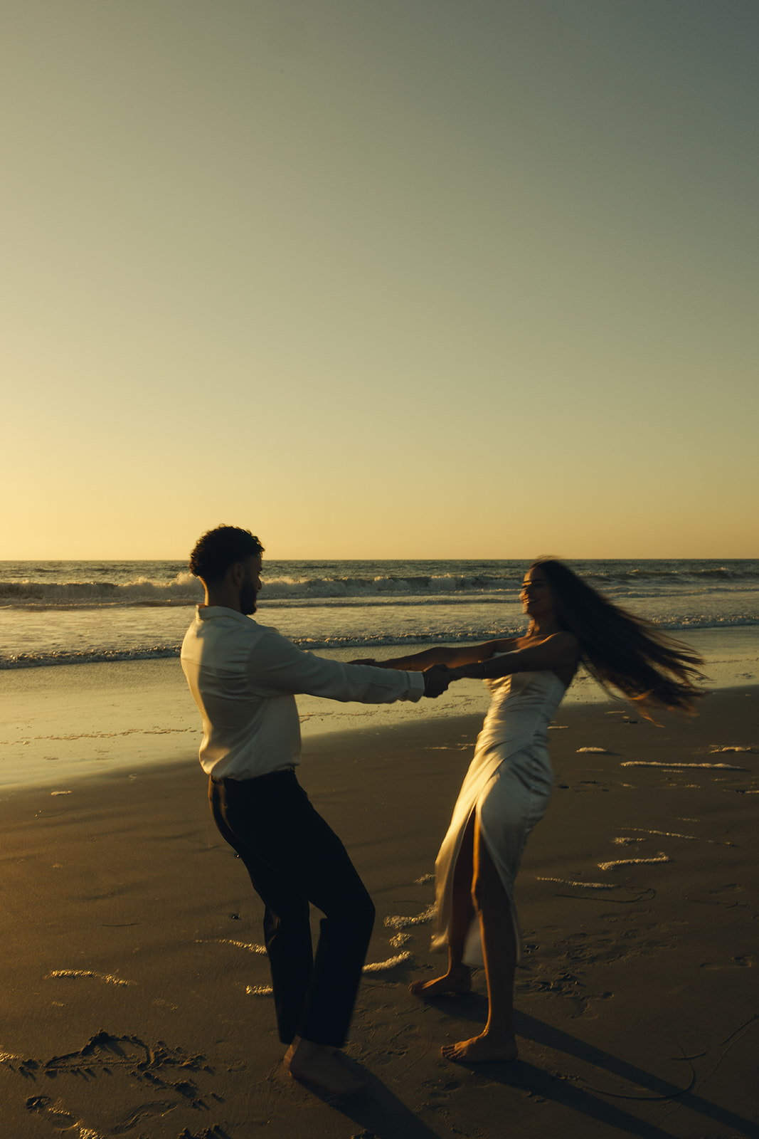 Terry Pines State Park San Diego Elopement Photographer California Documentary Photographer Sunset Inspo Twirling Couple