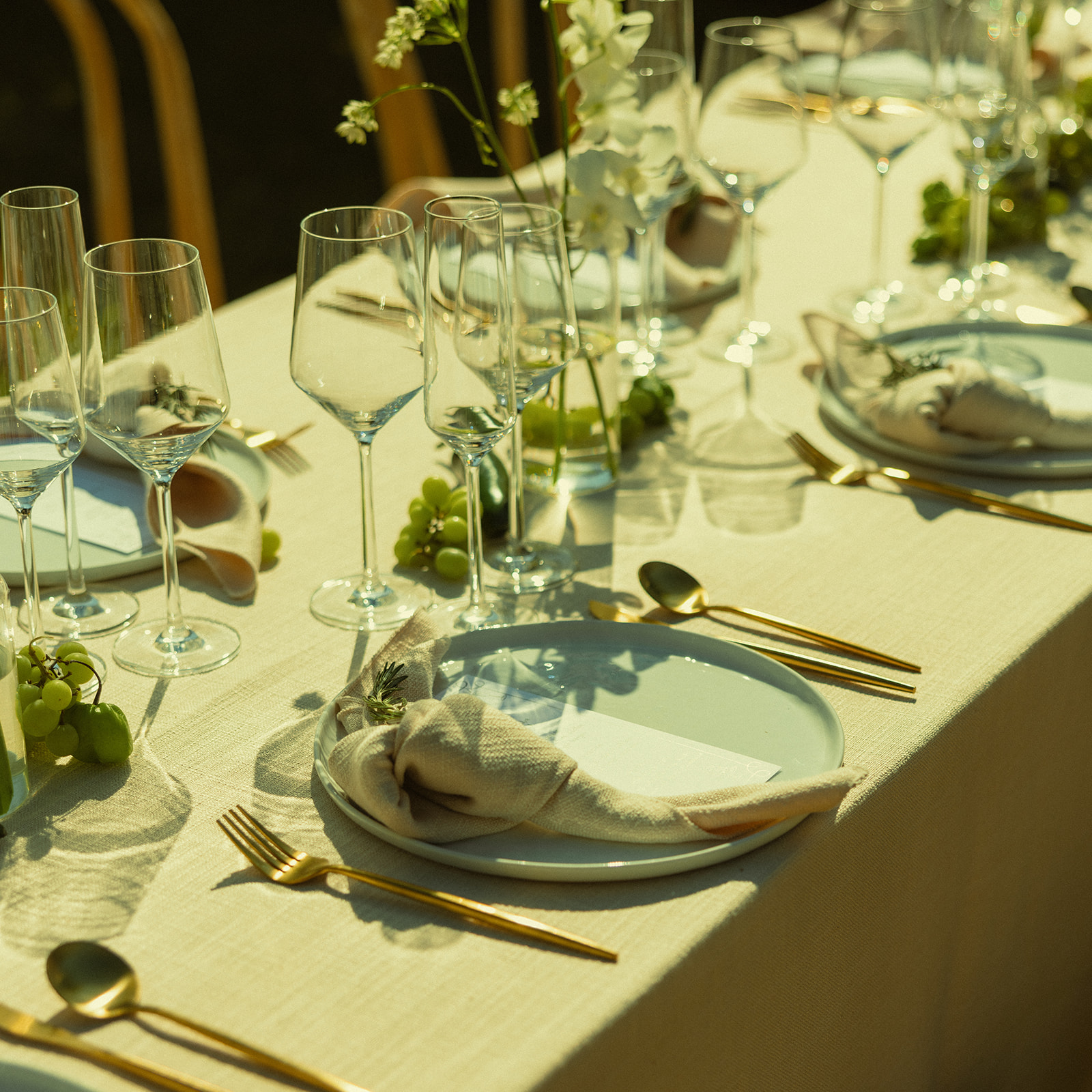 Tablescape Wedding Details dreamy and elevated intimate backyard wedding by Aileen Ayala Photography