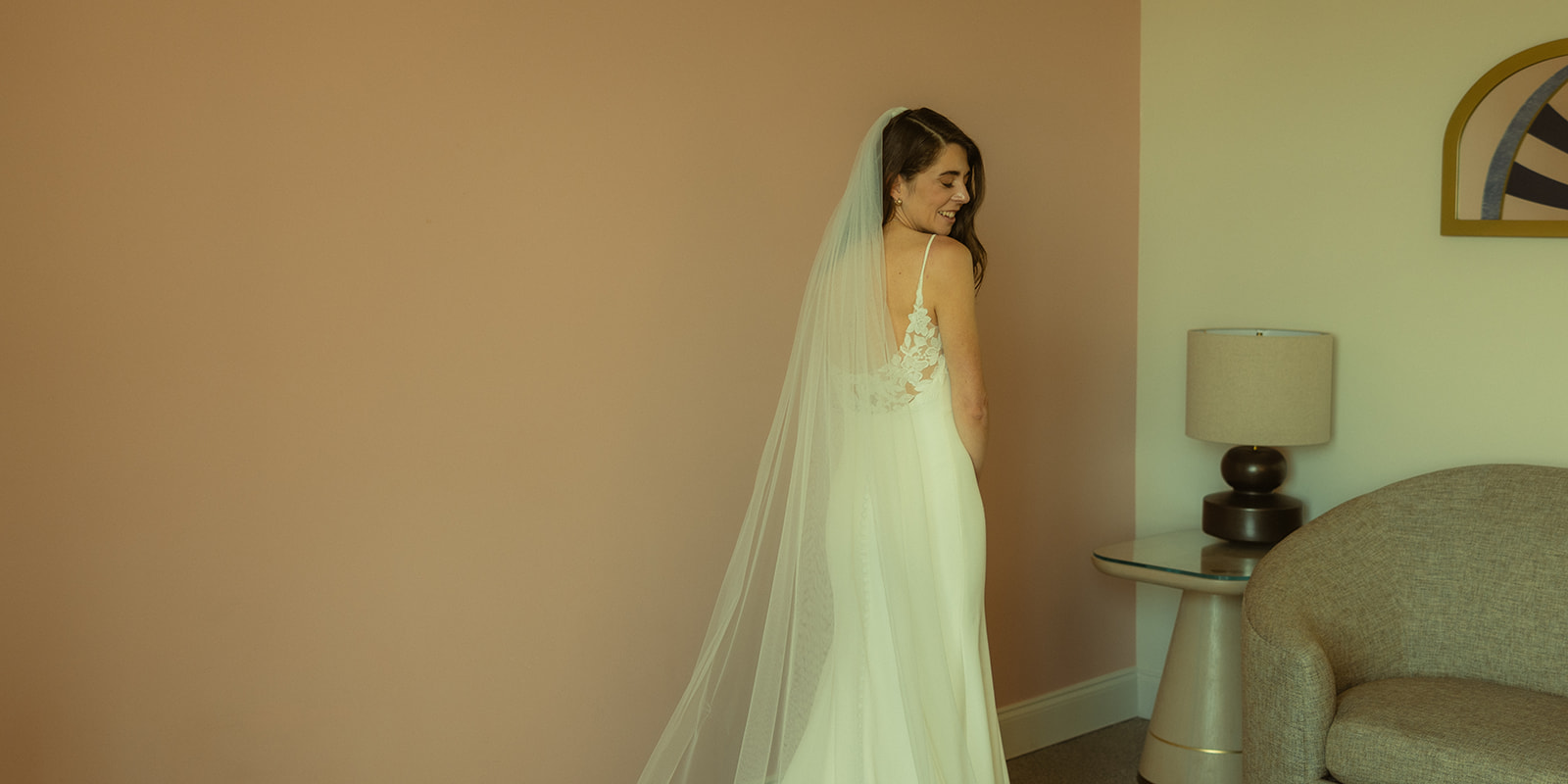 The Don CeSar Wedding Bride Getting Ready Anthropology Wedding Dress Bridal Portrait Portrait of Dress, Veil, and bride