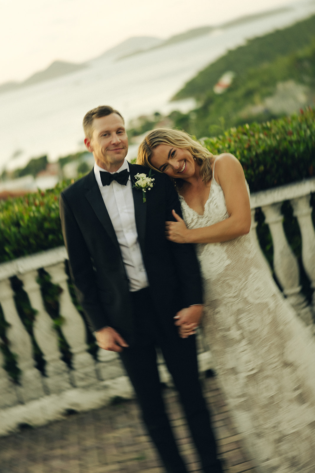 St.John USVI The Hills Bride & Groom 
Documentary Fun Couple Portraits