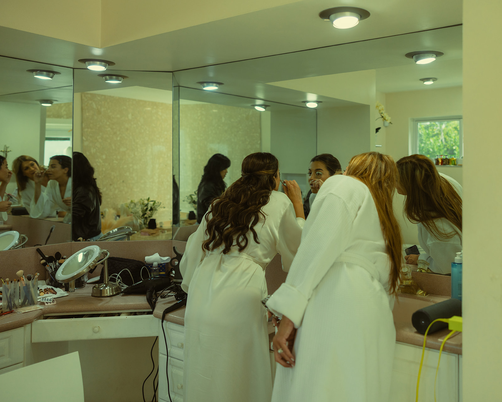 Documentary Bride Getting Ready dreamy and elevated intimate backyard wedding by Aileen Ayala Photography