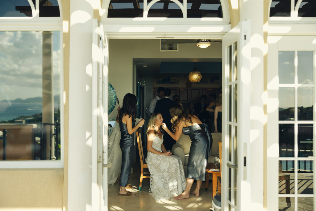 St.John The Hills Wedding Bride Getting Ready