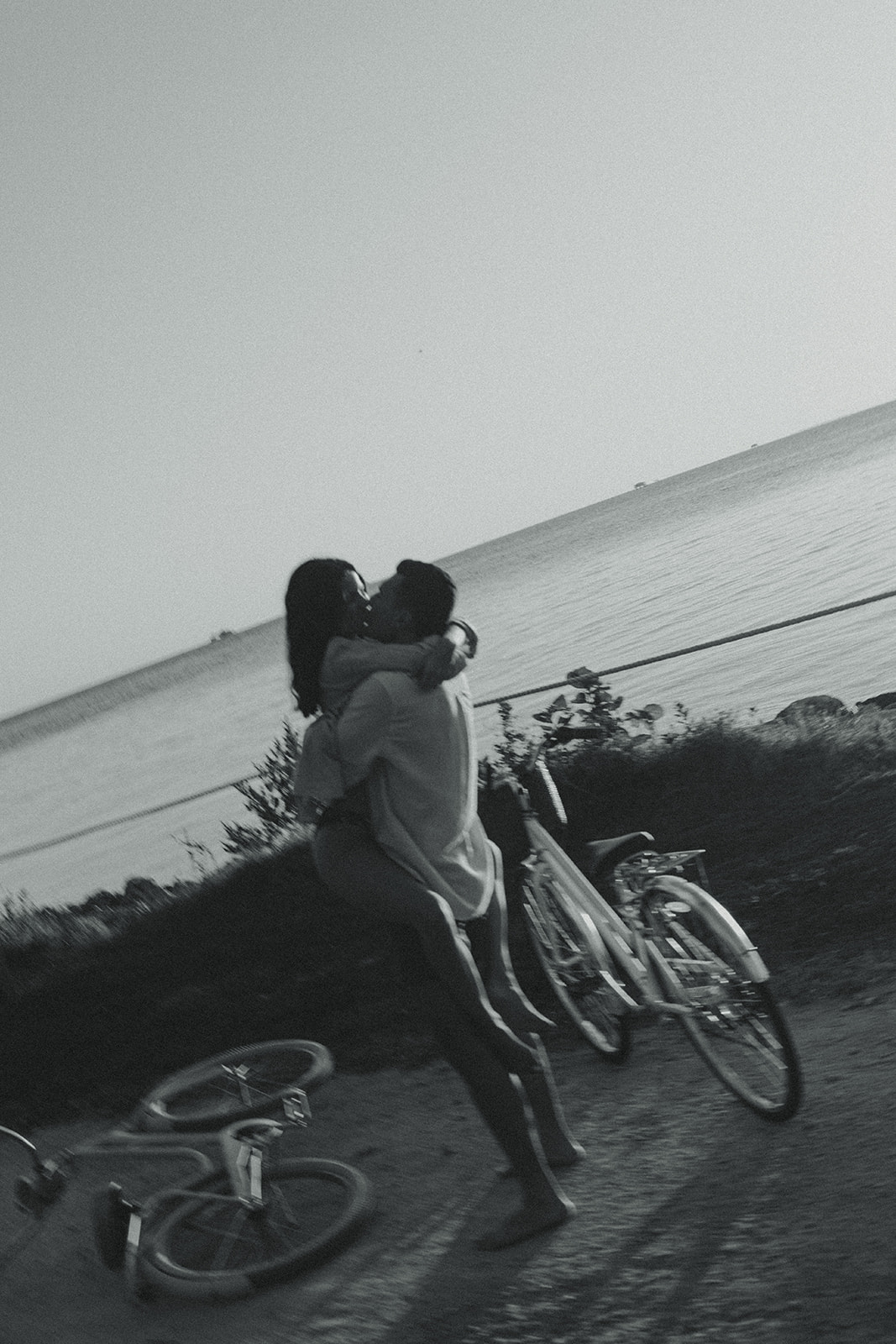 Documentary Couples Sunset Engagement Session In Miami Beach