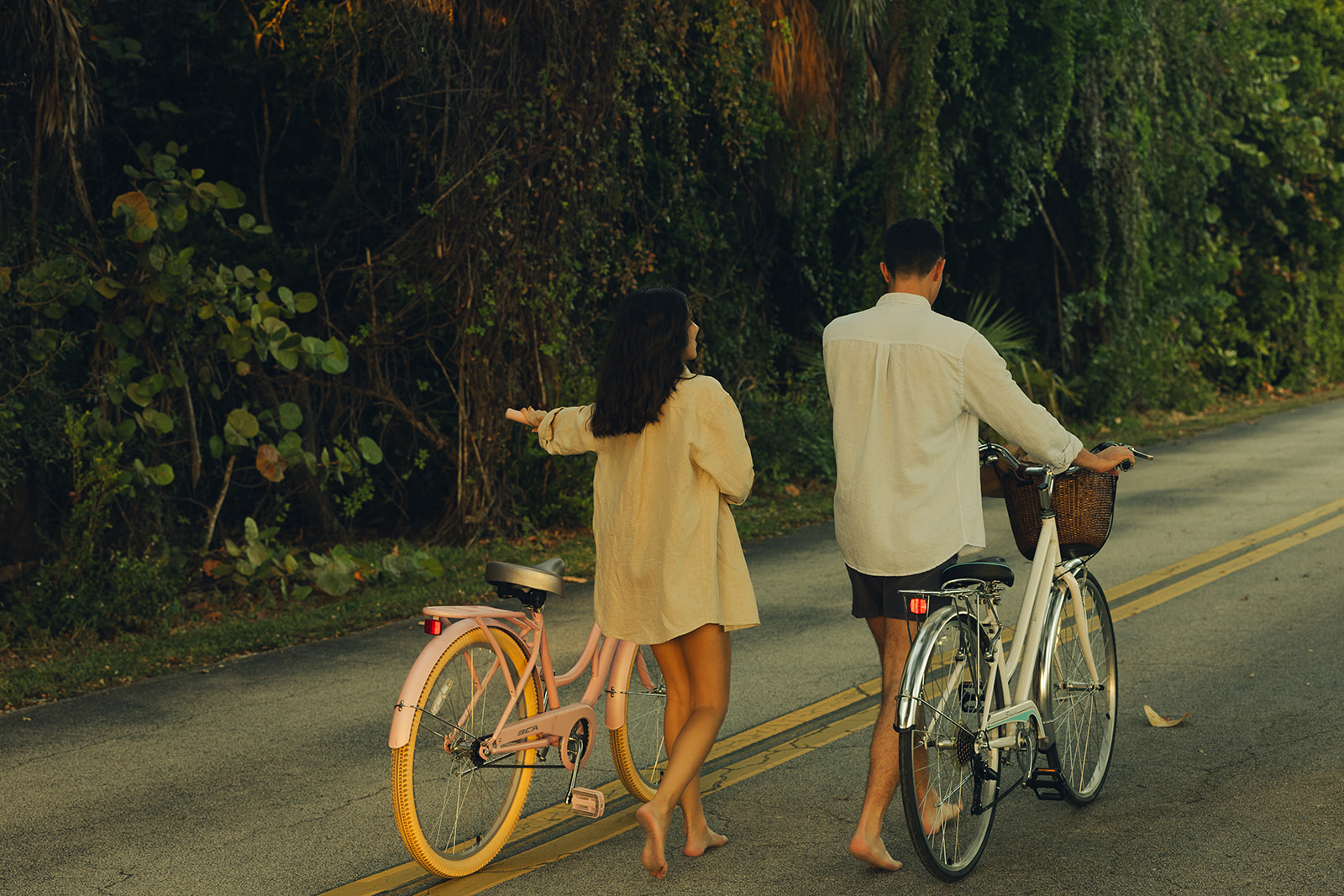 Candid Couples Sunset Engagement Session In Miami Beach 