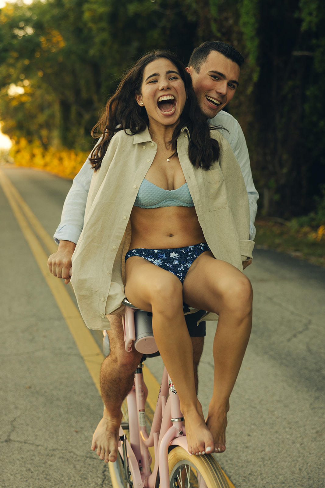 Documentary Couples Sunset Engagement Session In Miami Beach The Notebook Inspo