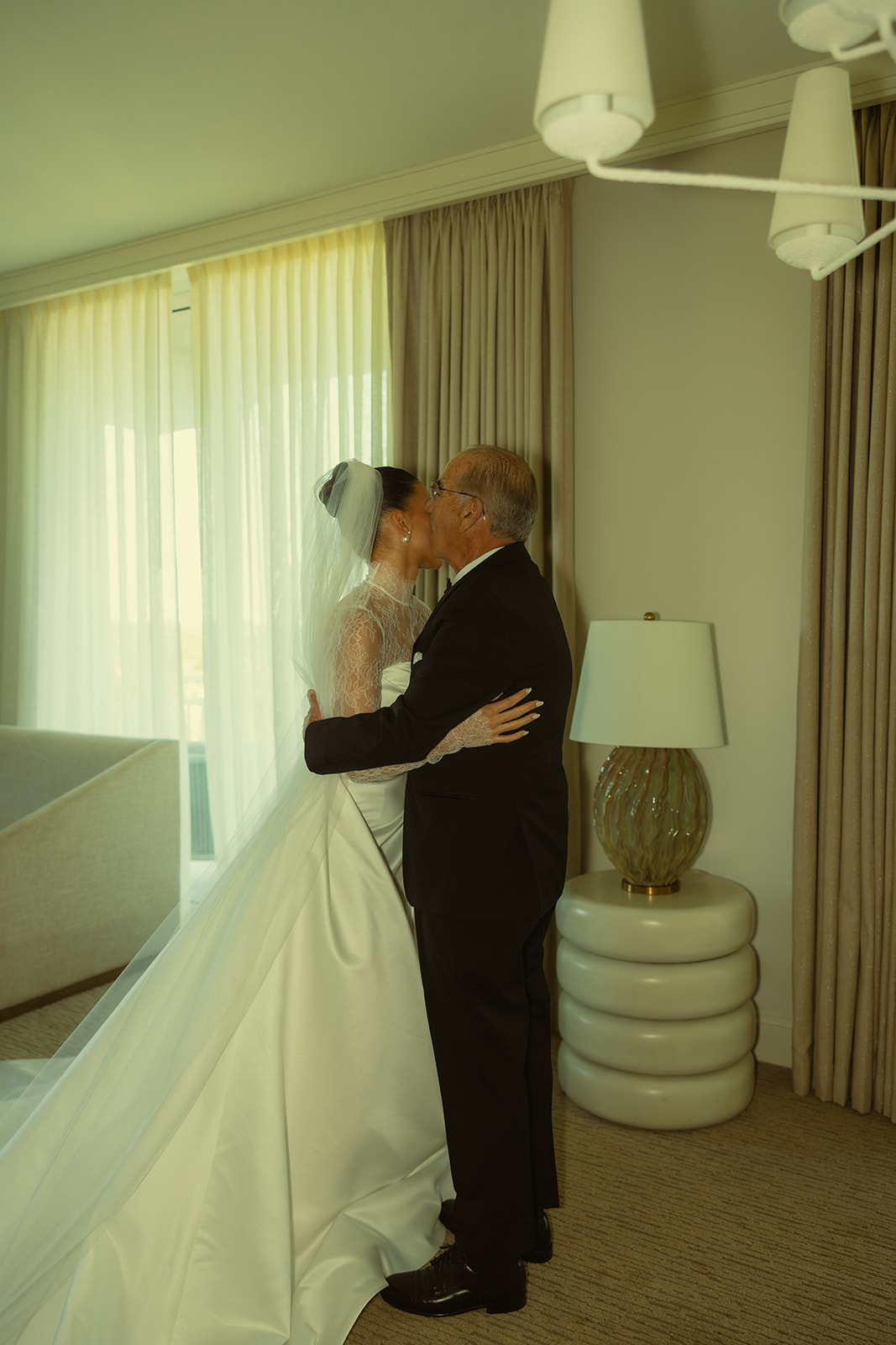 Daughter & Dad First Look Wedding in JW Marriott Turnberry Resort in Miami