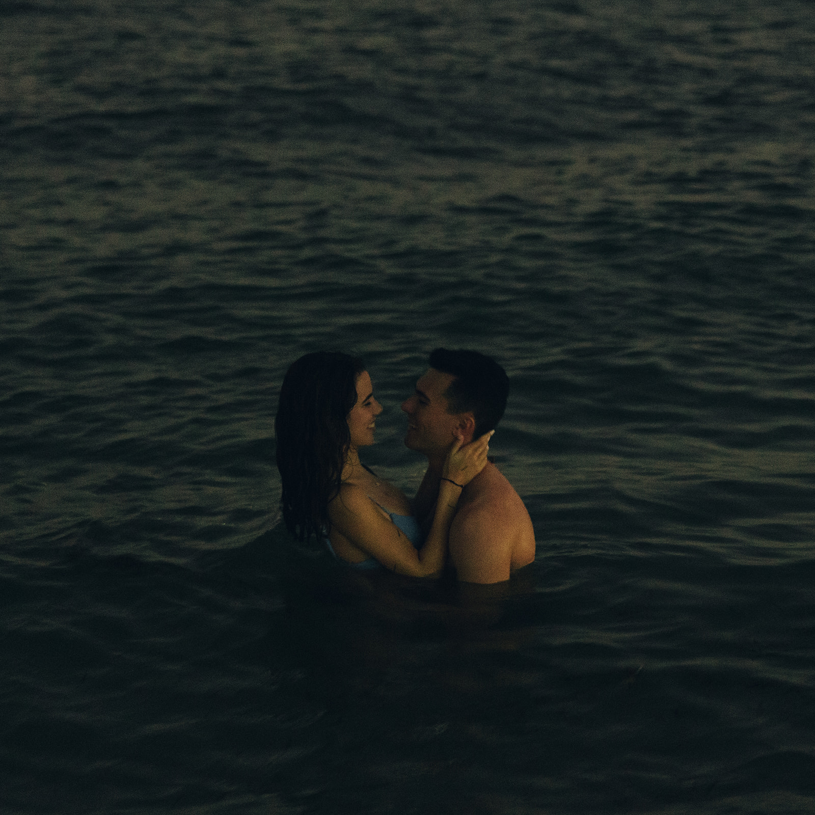 Candid in Water Couples Engagement Session In Miami Beach 