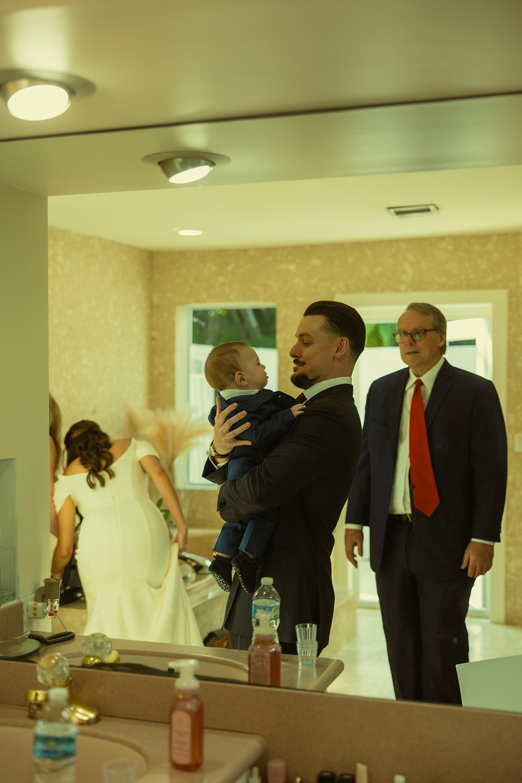 Documenting Moments Before Ceremony Bride & Groom dreamy and elevated intimate backyard wedding by Aileen Ayala Photography