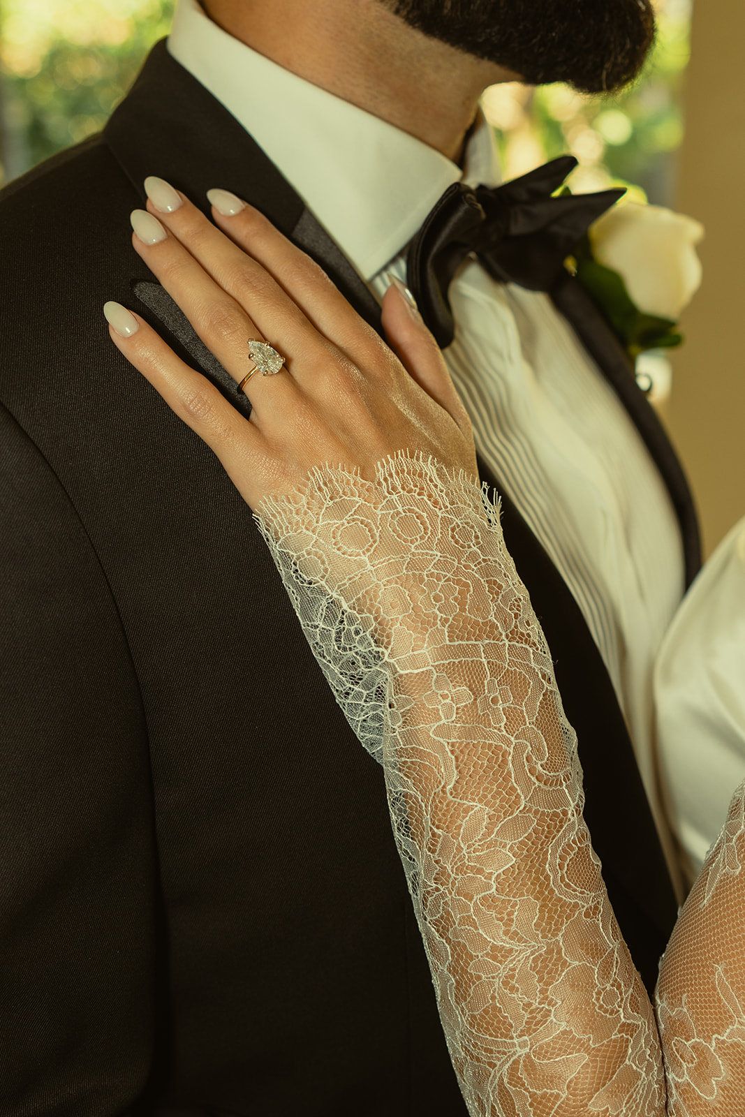 Bride and Groom Wedding Ring Detail Picture. JW Marriott Turnberry in Miami Florida.