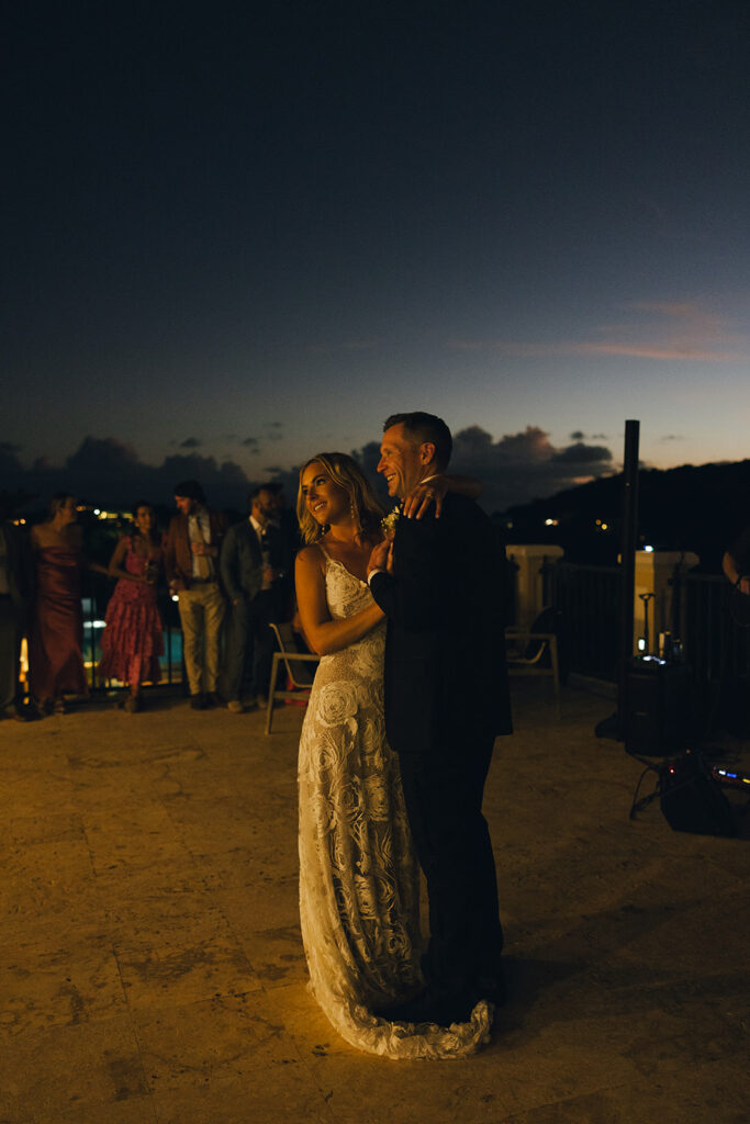 St.John USVI The Hills First Dance Destination Wedding Photographer