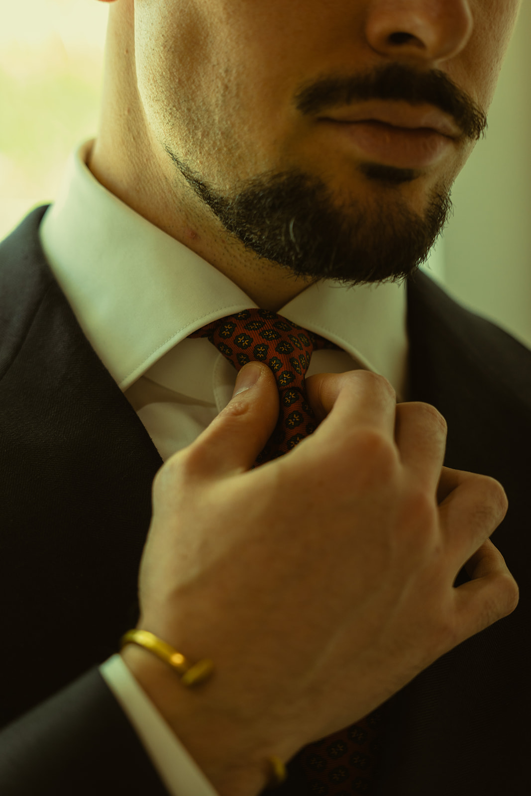 Groom Wedding Getting Ready dreamy and elevated intimate backyard wedding by Aileen Ayala Photography