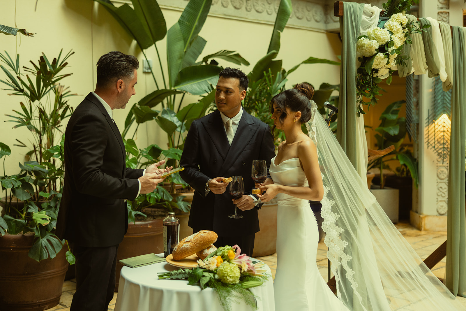 Wedding ceremony Timeless Wedding in Mayfair Hotel & Garden