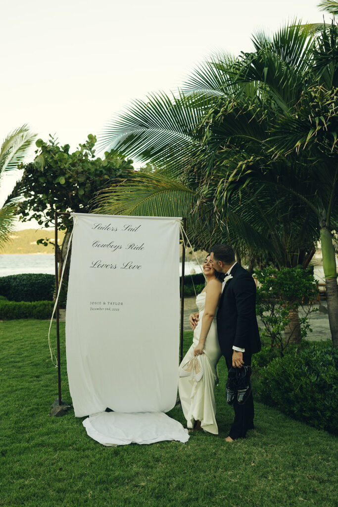 Long Bay Beach Resort British Virgin Island Editorial and Documentary Wedding Photographer Beach Couple Portraits Wedding