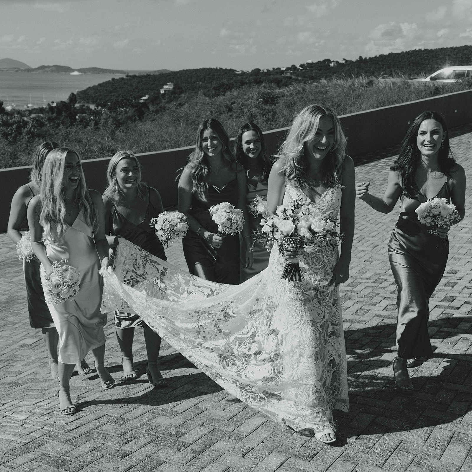 St.John USVI The Hills Bride & Bridesmaids