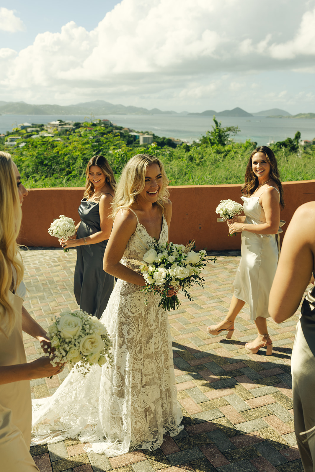 St.John USVI The Hills Bride & Bridesmaids