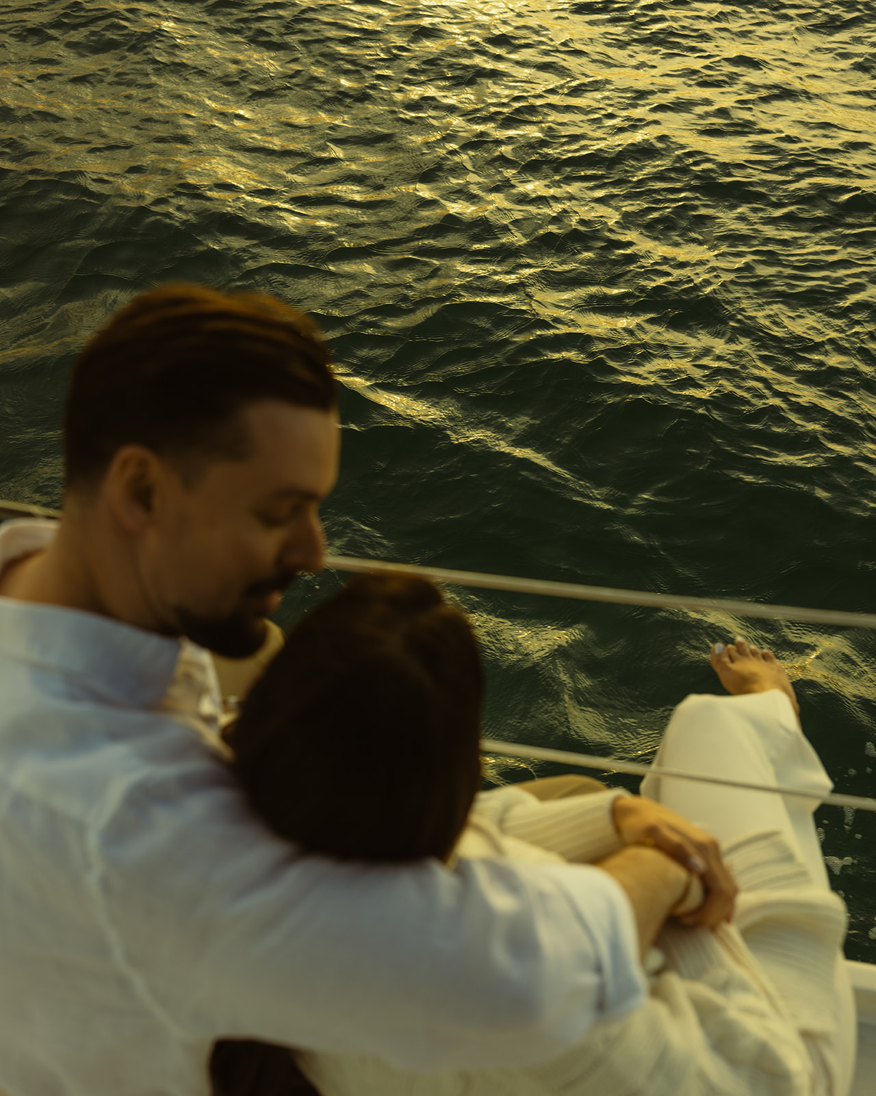 Sailboat Couples Session in Miami, NYC Harbor Inspired Ocean