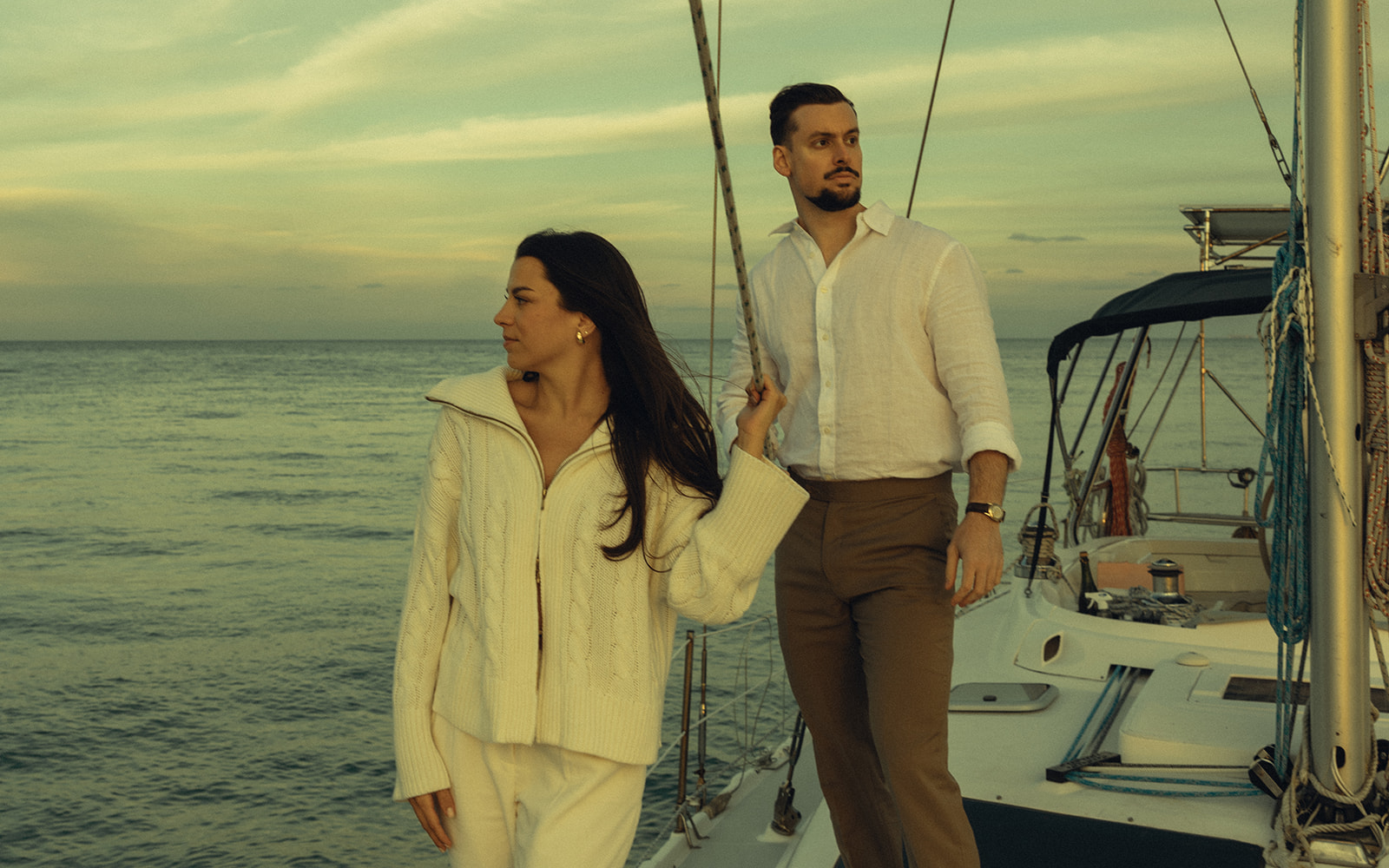 Sailboat Engagement Session in Miami