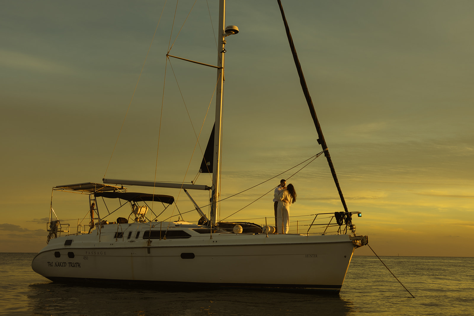 Sailboat Engagement Session in Miami, NYC Harbor