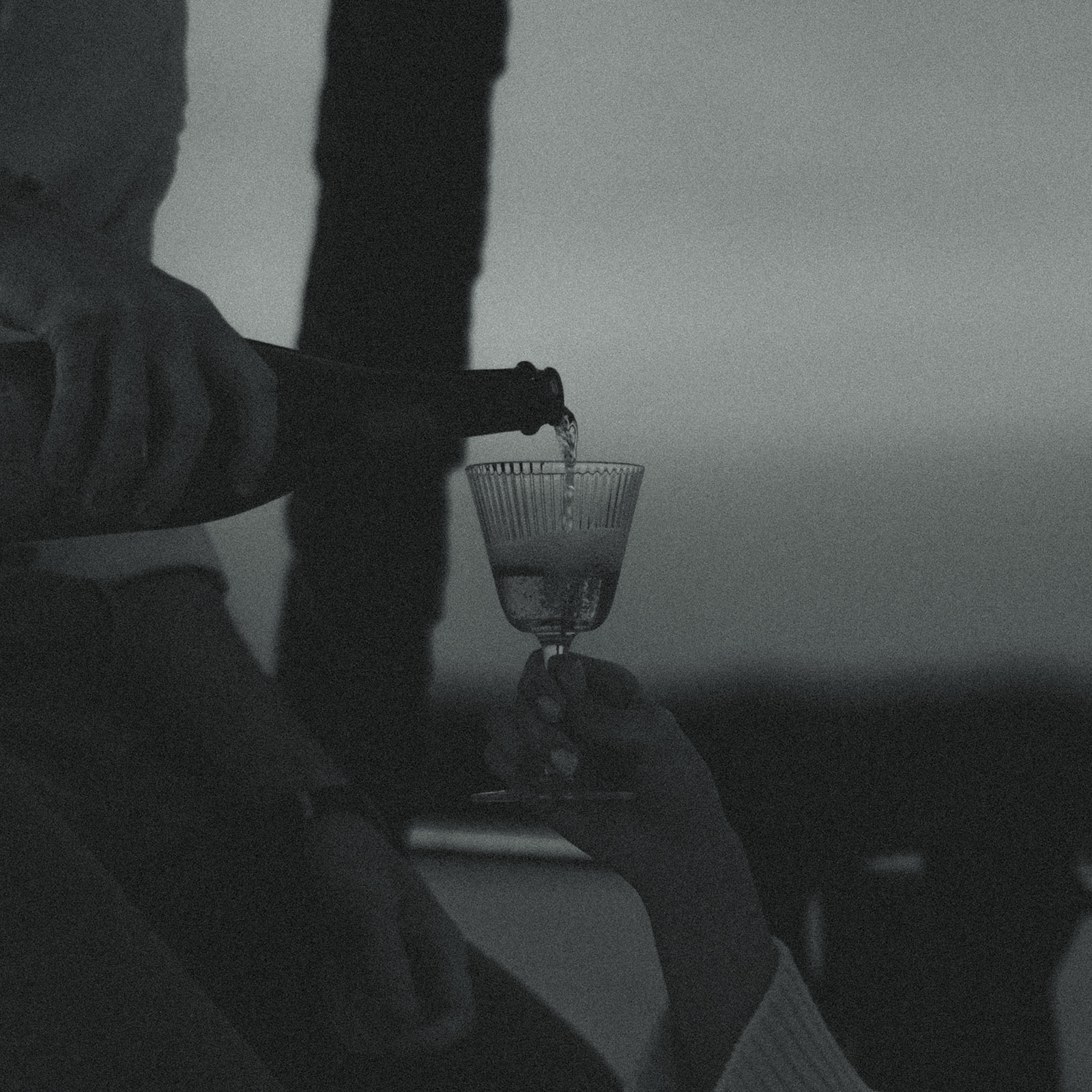 Sailboat Engagement Session in Miami, Drinking Rose in Black and White