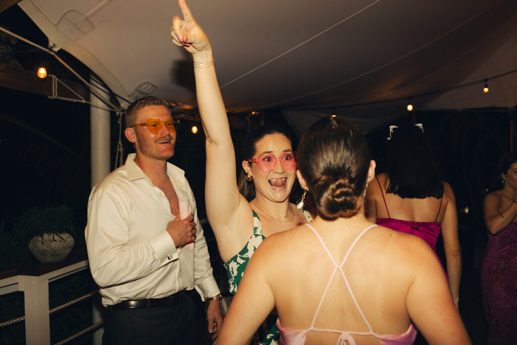 British Virgin Island Editorial and Documentary Wedding Photographer Dancing Wedding Reception