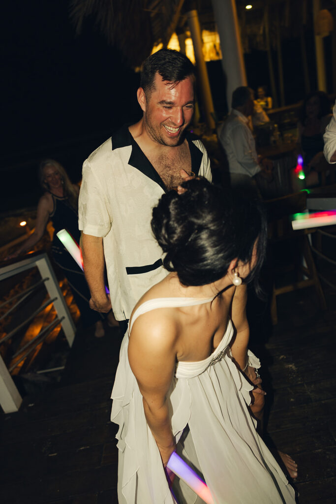 British Virgin Island Editorial and Documentary Wedding Photographer Dancing Wedding Reception