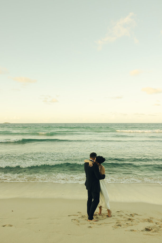 Long Bay Beach Resort British Virgin Island Editorial and Documentary Wedding Photographer Couple Portraits Wedding