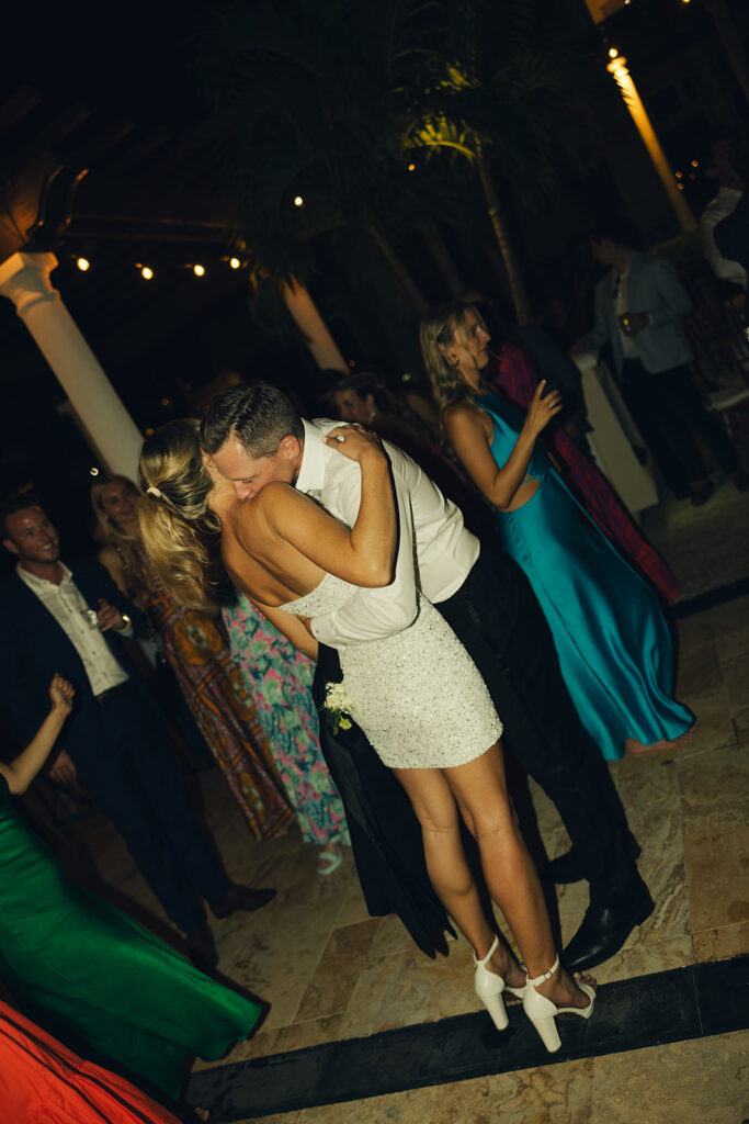 St.John USVI The Hills Dancing Party Destination Wedding Photographer