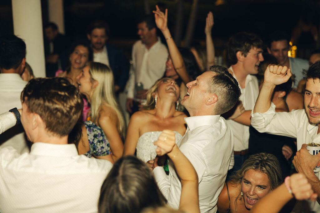 St.John USVI The Hills Dancing Party Destination Wedding Photographer