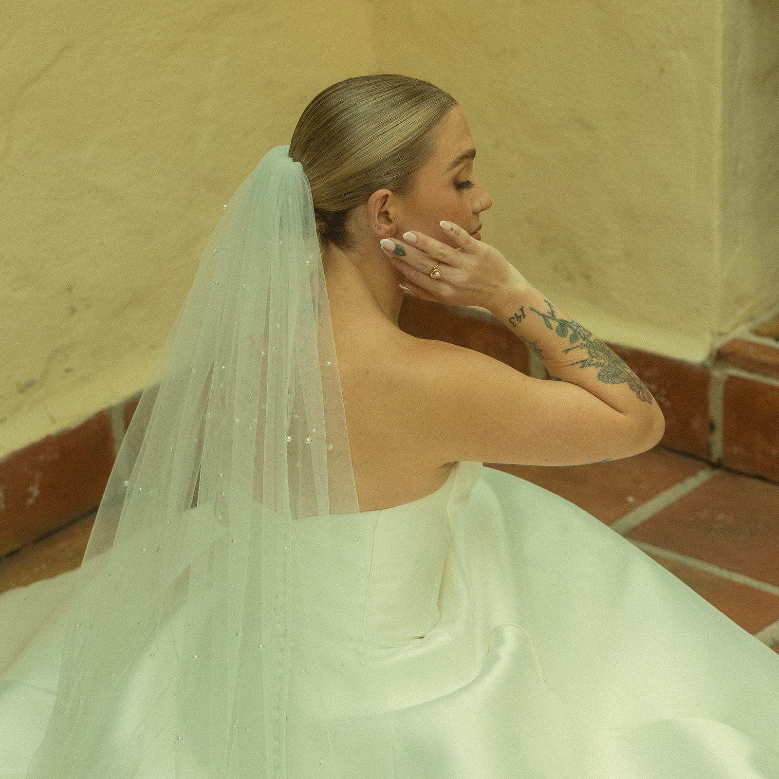 Documentary Wedding Allure Bride Wedding Dress Fun Bridal Portraits Villa Woodbine Tuscany-Inspired Venue