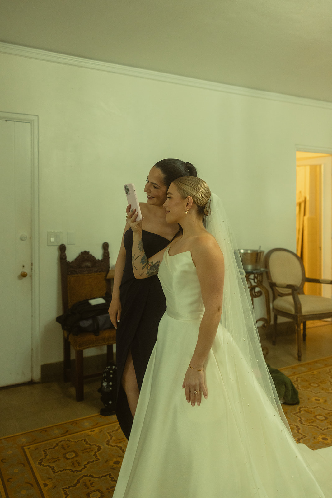 Documentary Wedding Allure Bride Getting Ready Villa Woodbine Tuscany-Inspired Venue