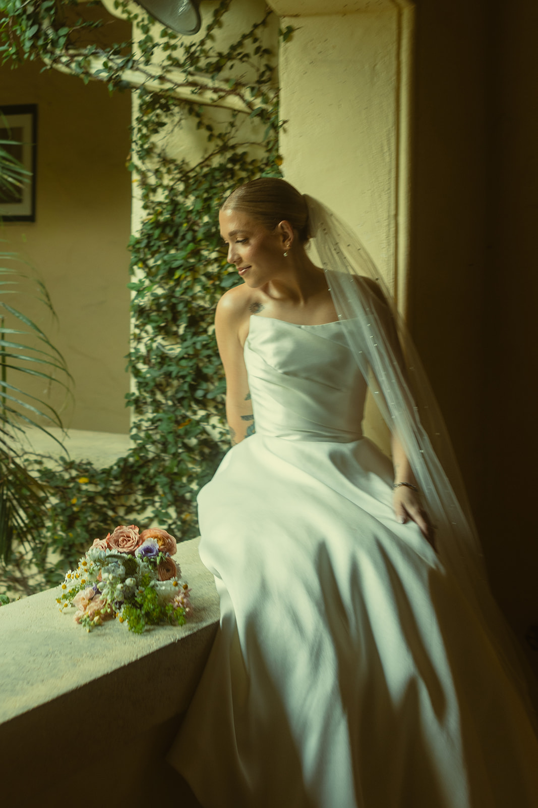 Documentary Wedding Allure Bride Wedding Dress Fun Bridal Portraits Villa Woodbine Tuscany-Inspired Venue