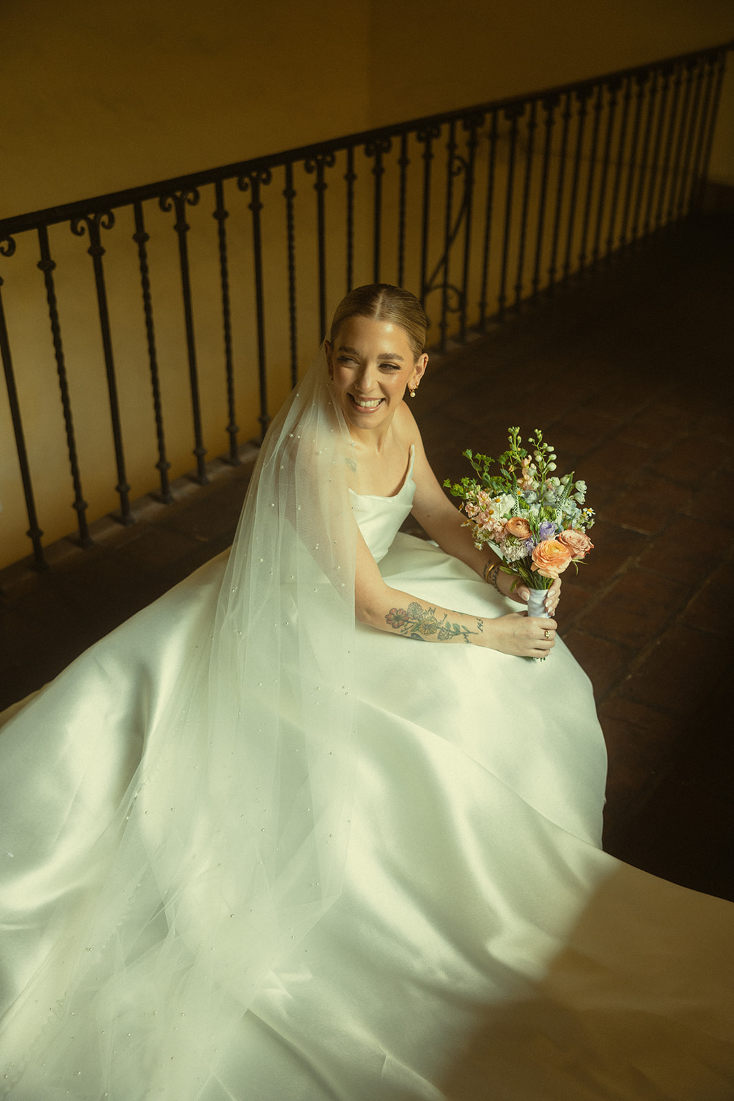 Allure Bride Wedding Dress Sweet Bridal Portraits Villa Woodbine Tuscany-Inspired Venue