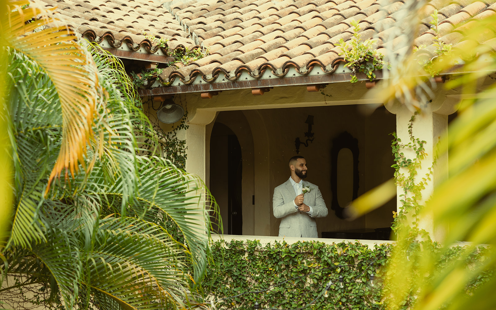 Groom Getting Ready Details Villa Woodbine Tuscany-Inspired Venue 