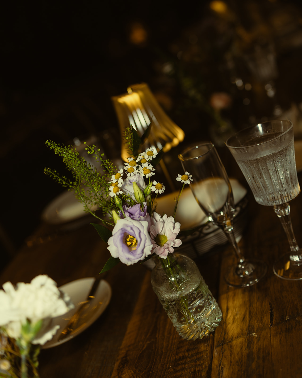 Dinner and Reception Details Villa Woodbine Tuscany-Inspired Venue Spring Colors