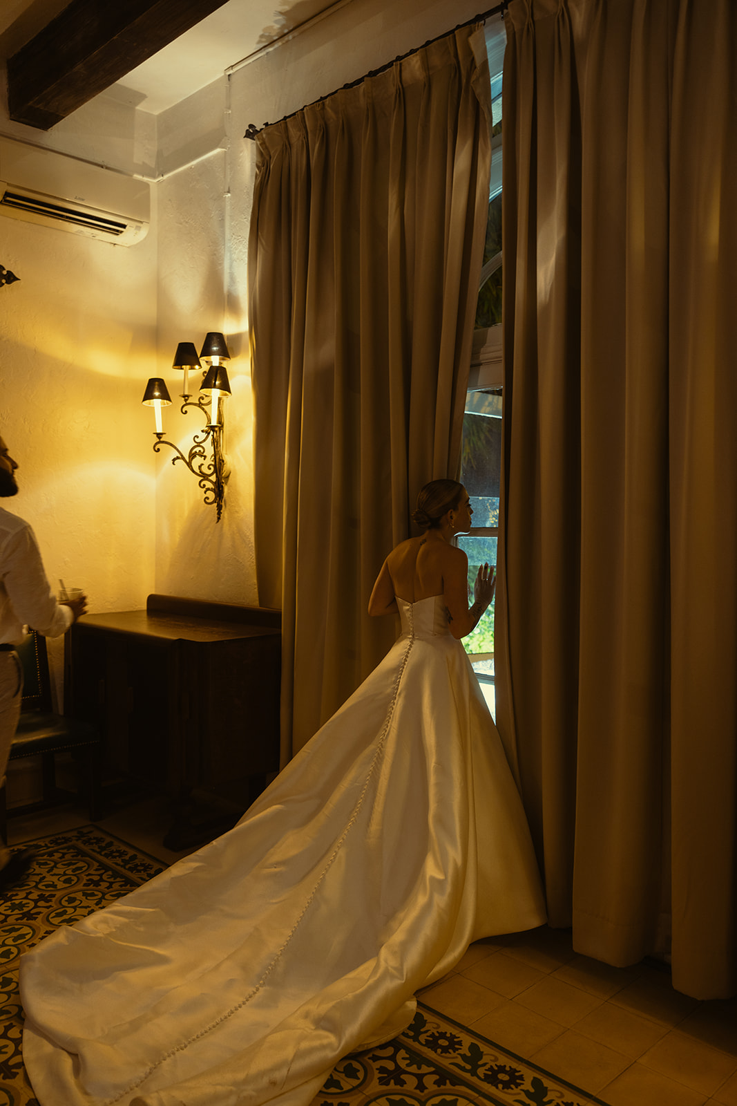 Bride Candid Villa Woodbine Tuscany-Inspired Venue in Miami Florida