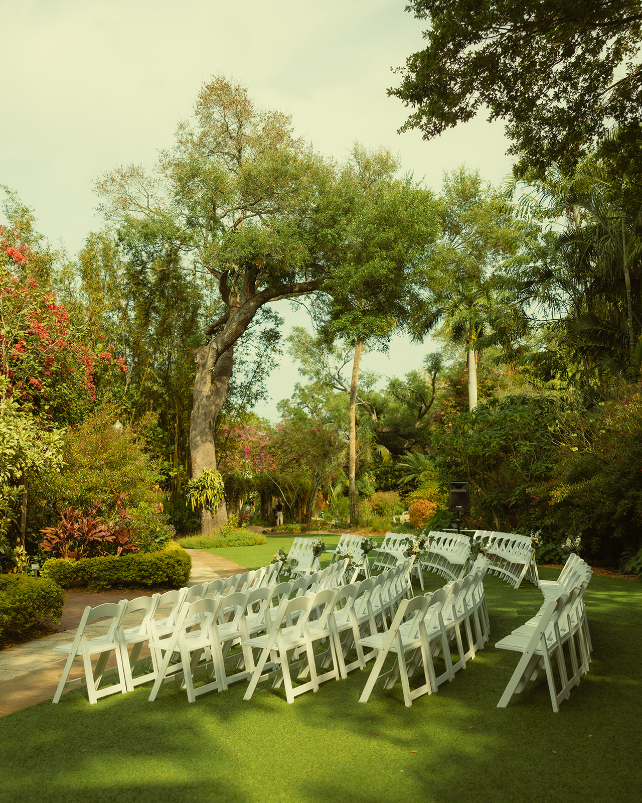 The Sunken Gardens in St.Petersburg Wedding Ceremony Space and Details. By Aileen Ayala Photography