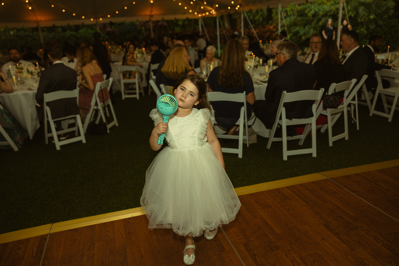 Guests Candid Reception Sunken Gardens in St.Petersburg