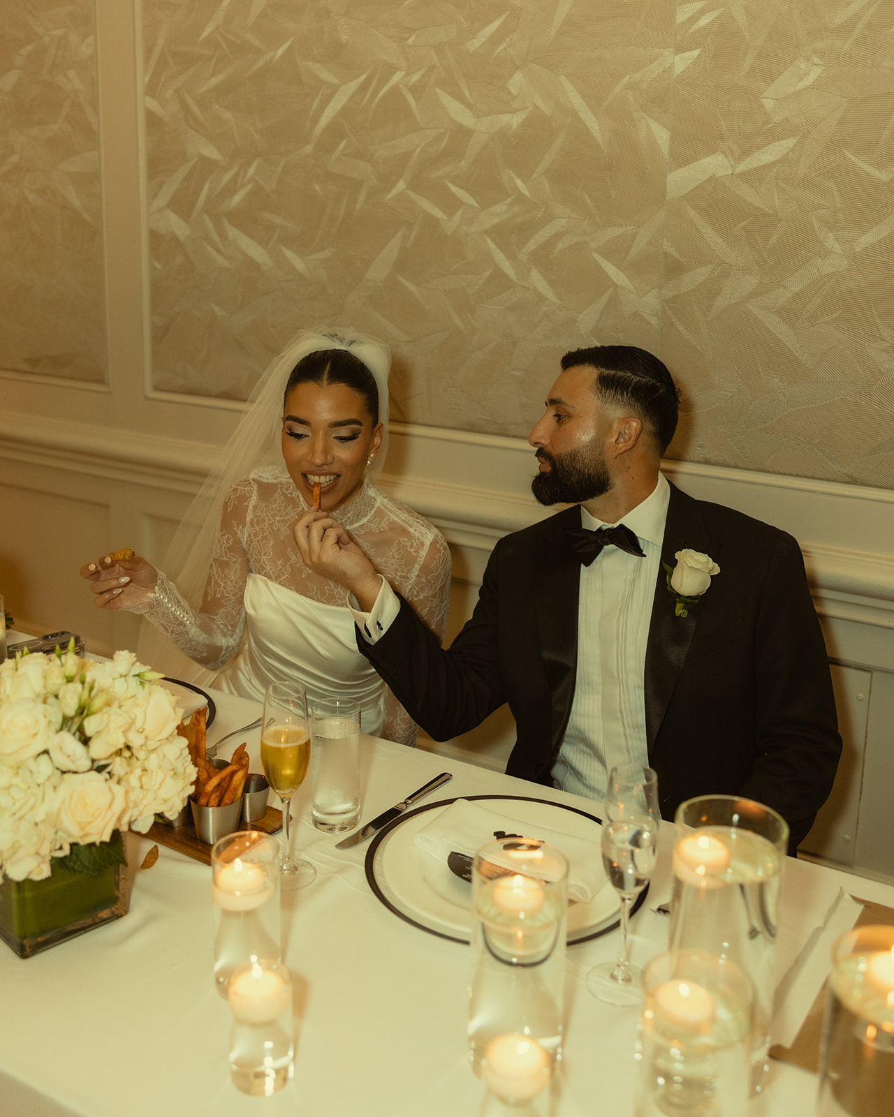 Dinner Bride & Groom Candids JW Marriott Turnberry Miami