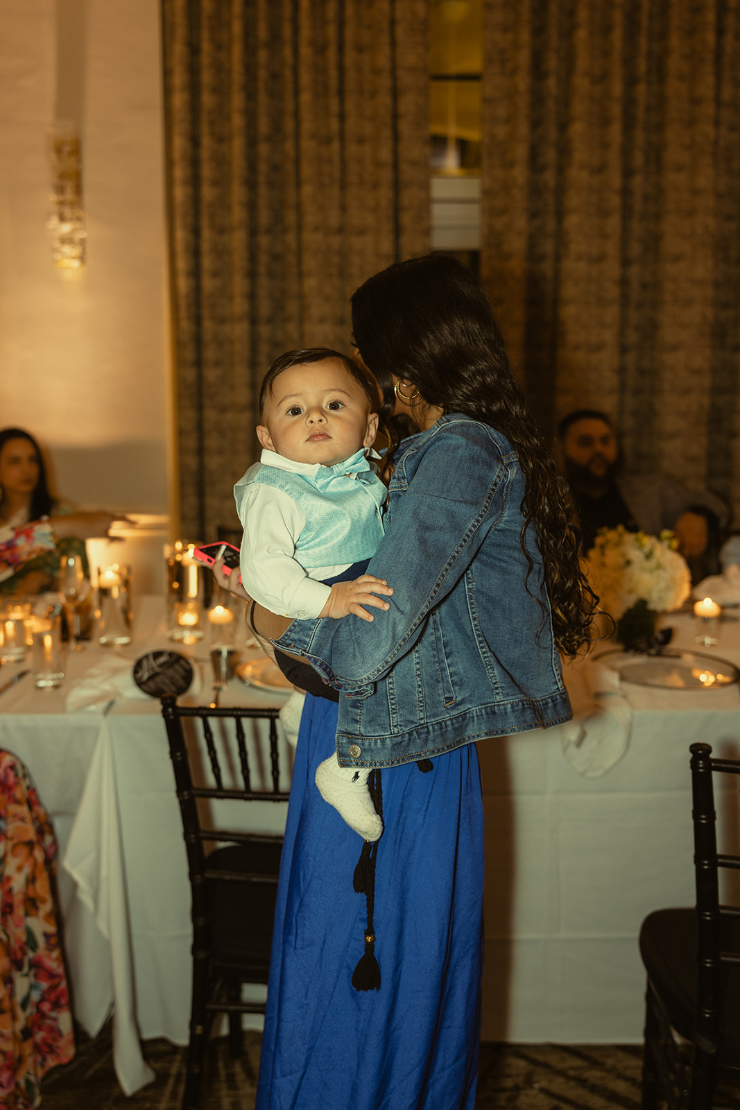 Wedding Guests Candids during Intimate Dinner Reception at the JW Marriott Turnberry in Miami